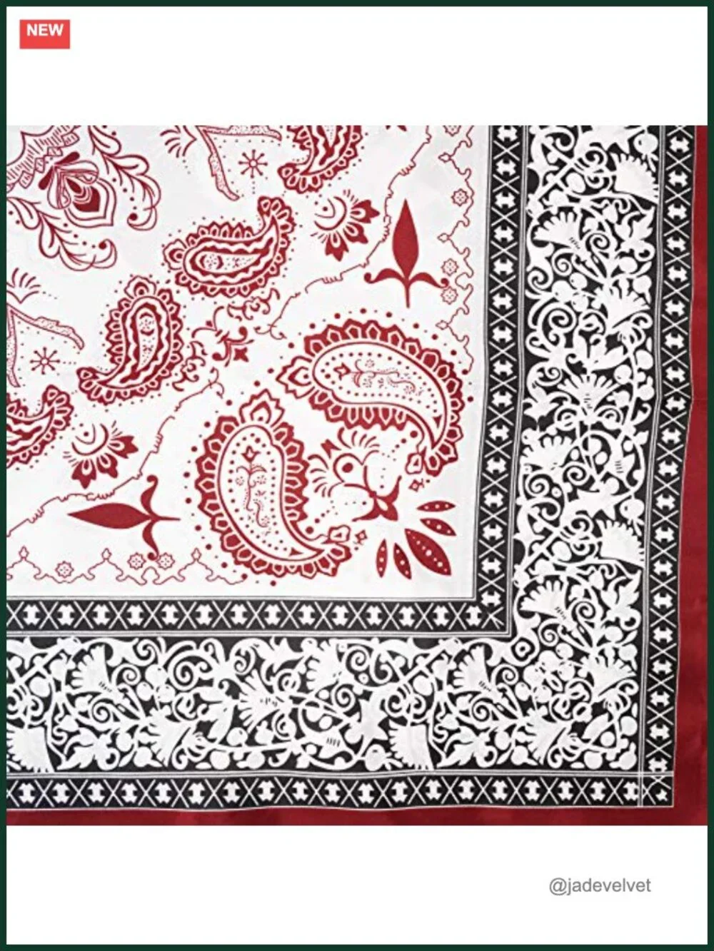 Silk Like Head Scarf Large Square Satin Wrap Fashion Paisley Print